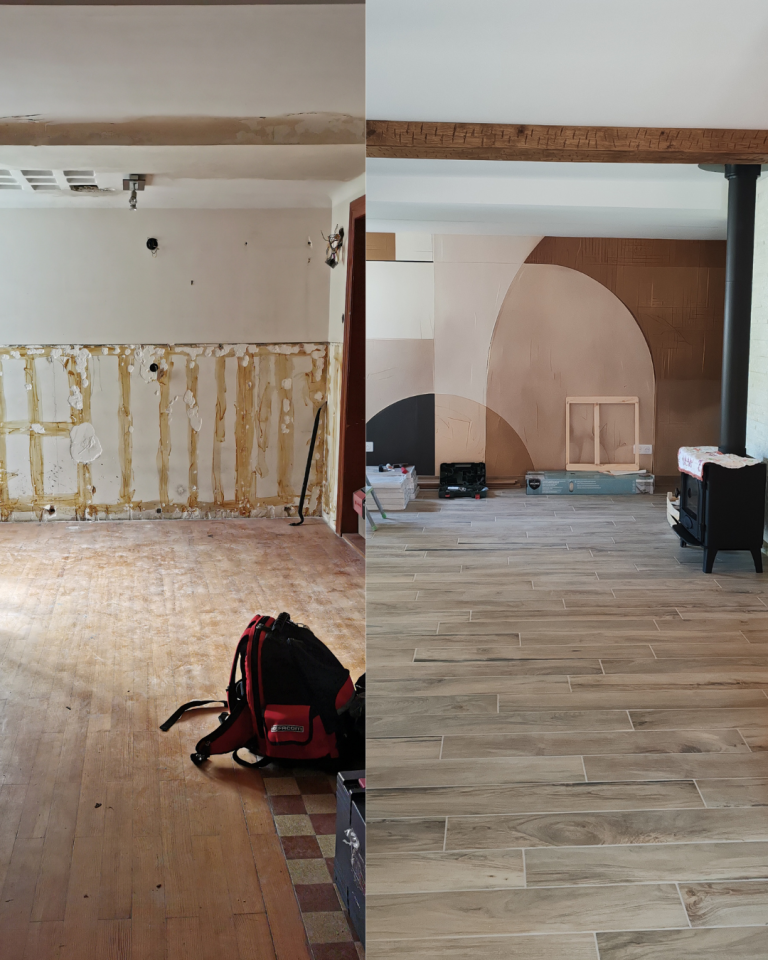 Rénovation complète d’une maison ancienne construite en 1780